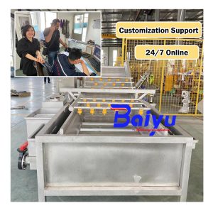 frozen vegetables processing machinery
