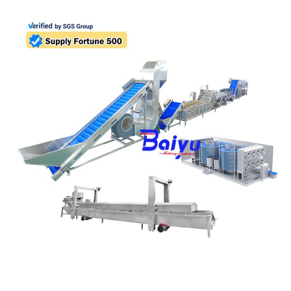 frozen vegetable iqf processing line