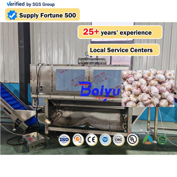garlic peeling machine production line