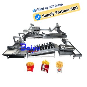 french fries production line