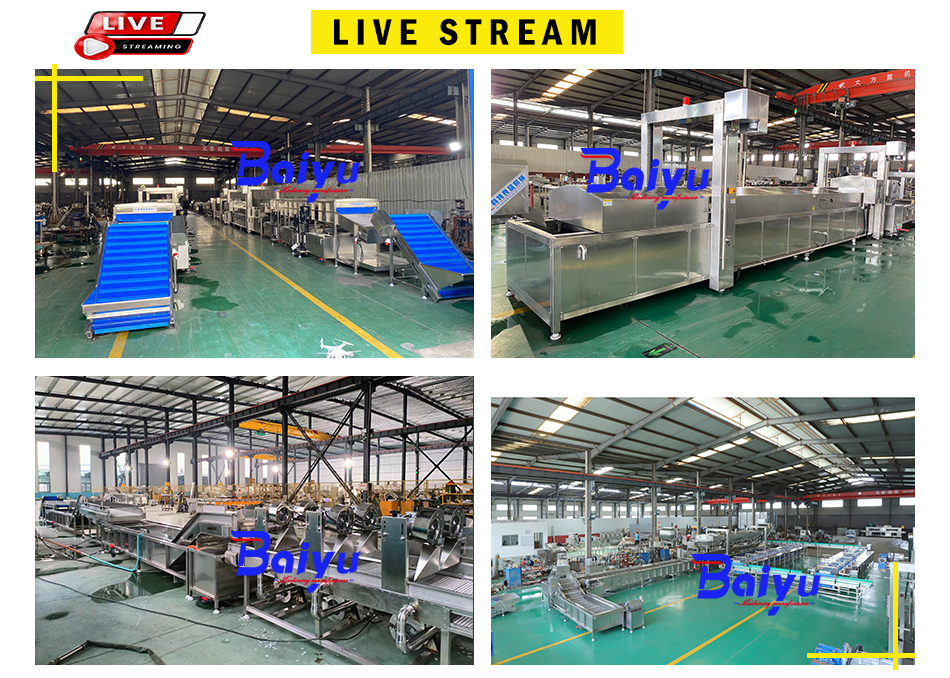 Chicken Nuggests Production Line Assembly Workshop