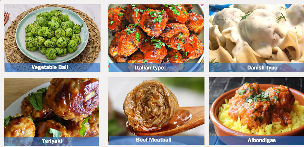 meatball machine application
